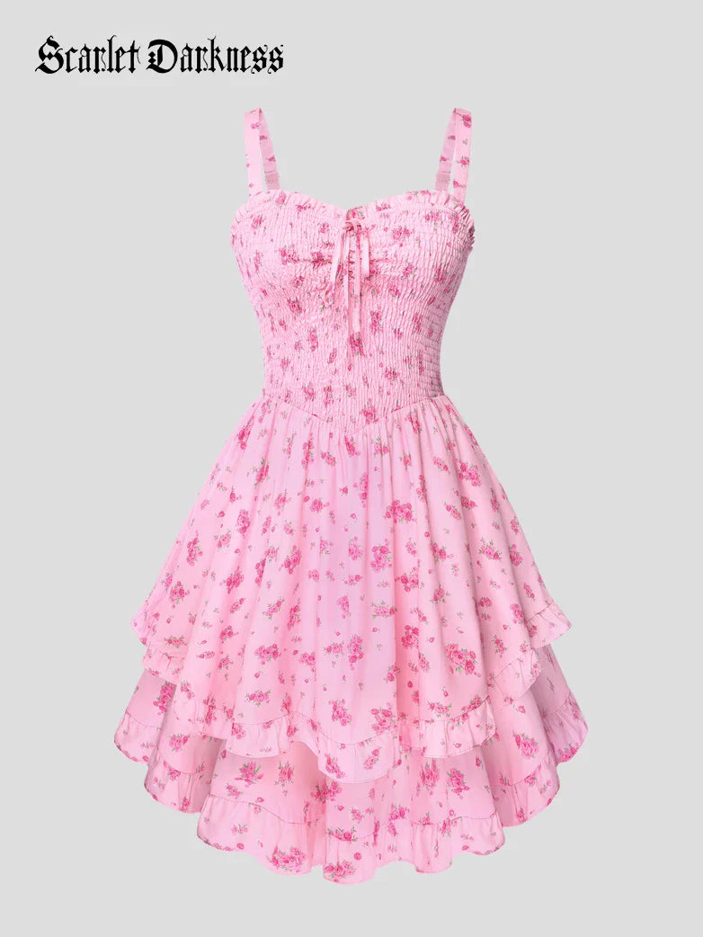 FABIENNE™ - Spring Tea Party Milkmaid Dress