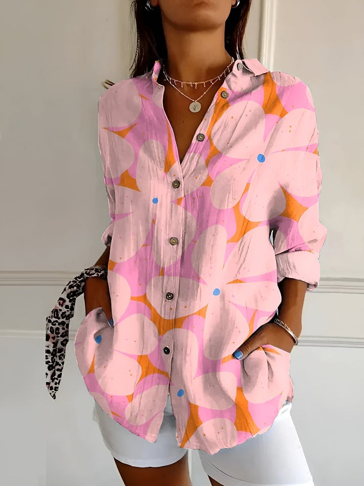 MAIA - Floral Wave Blouse
