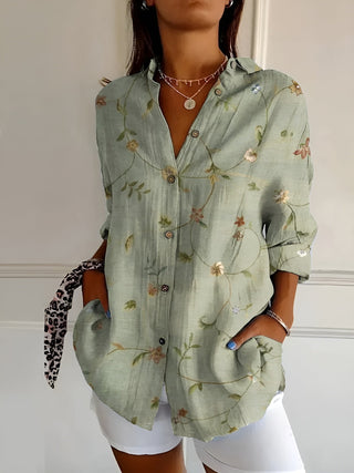 MAIA - Floral Wave Blouse