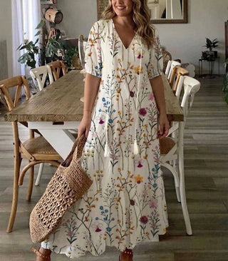 Rosalind - Boho Tummy Coverage Dress