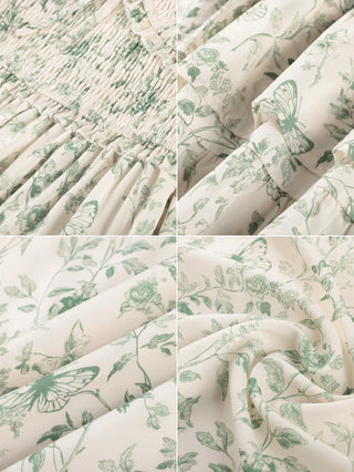 EMELINE™ - Renaissance Chiffon Pocket Dress