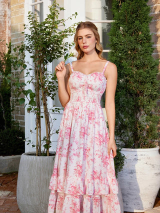 EMELINE™ - Renaissance Chiffon Pocket Dress