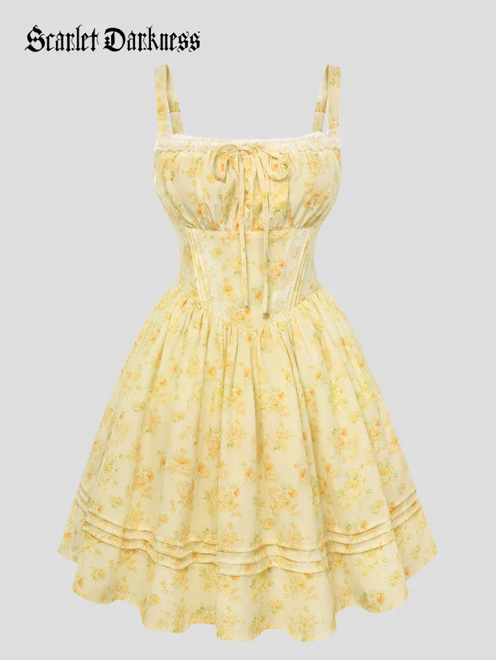 HORTENSE™ - Victorian Puffy Corset Sundress