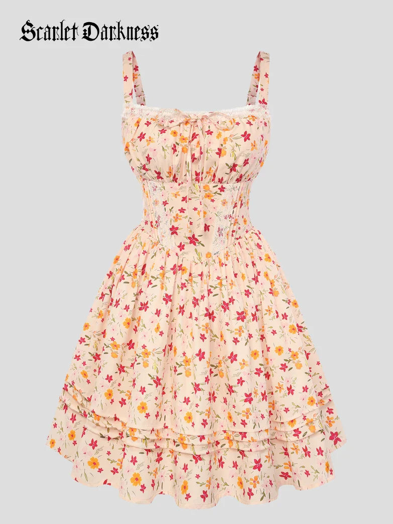 HORTENSE™ - Victorian Puffy Corset Sundress