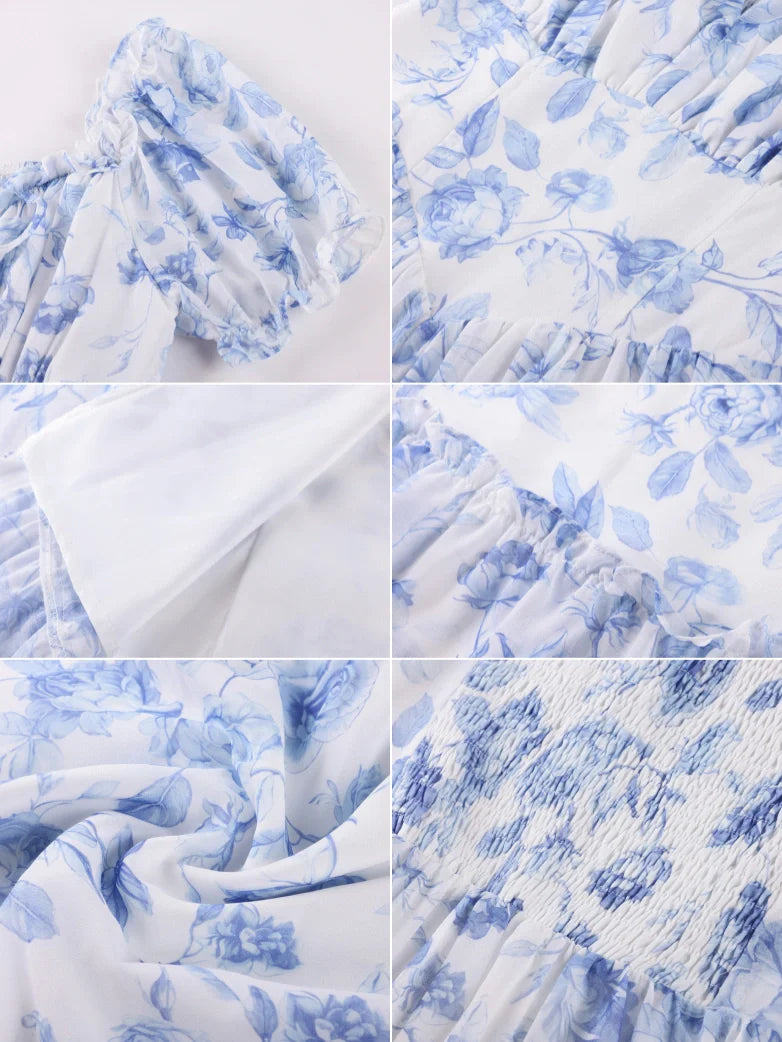 CLARISSE™ - Garden Tea Party Floral Dress