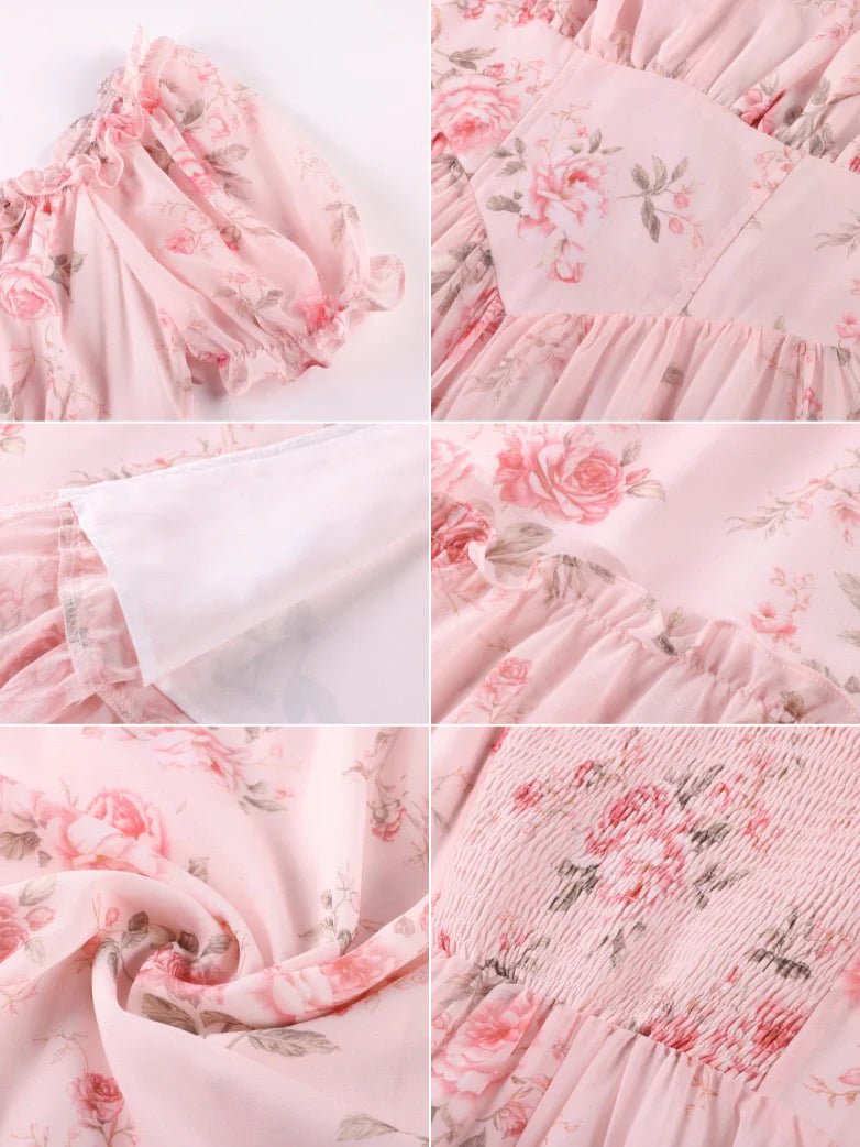CLARISSE™ - Garden Tea Party Floral Dress