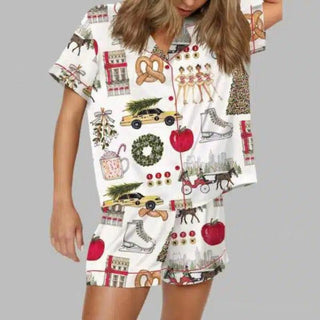 ELISEYA™ -  Comfy Satin Lounge and Sleepwear Set